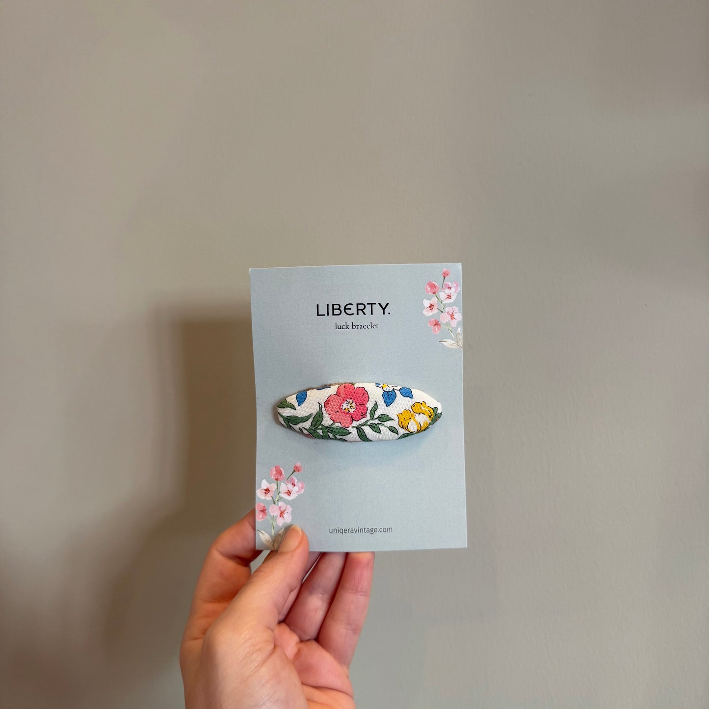 Liberty Çiçek Desenli Çıtçıt Toka