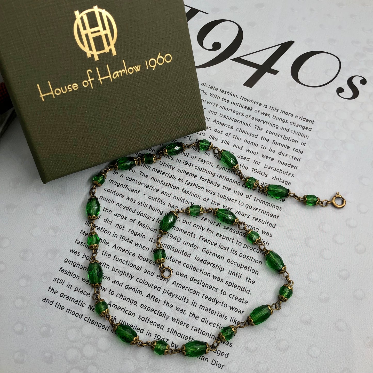 House Of Harlow 1960 İmzalı Vintage Kolye