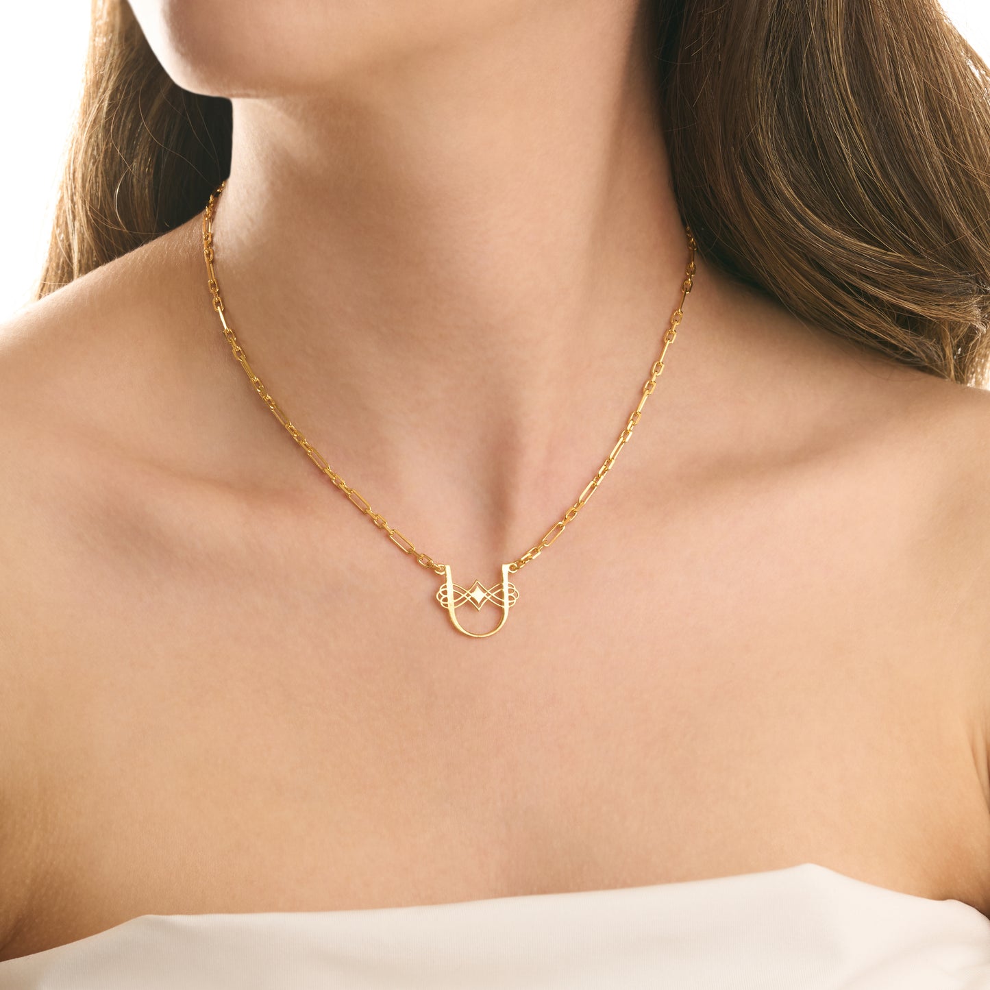 Uniqera Monogram Charm Collector Kolye (925 Ayar Gümüş)