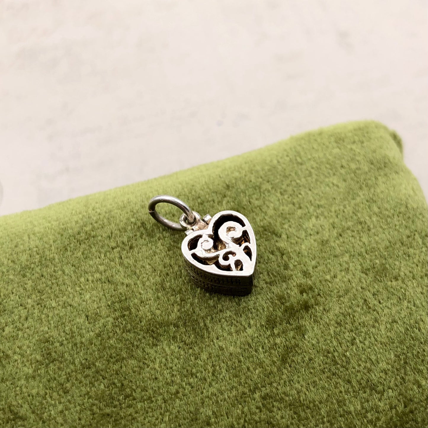 Vintage Kalp Kolye Ucu / Charm