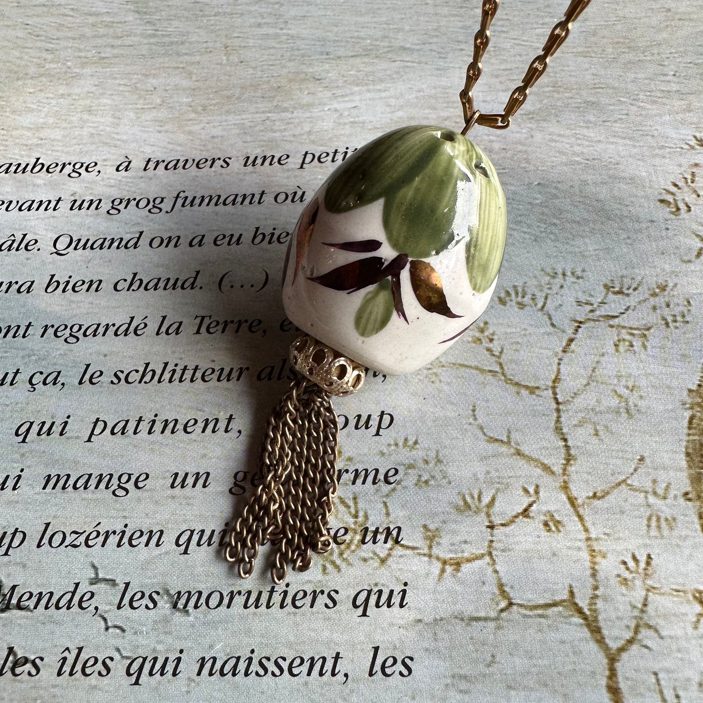 Vintage Pomander Kolye
