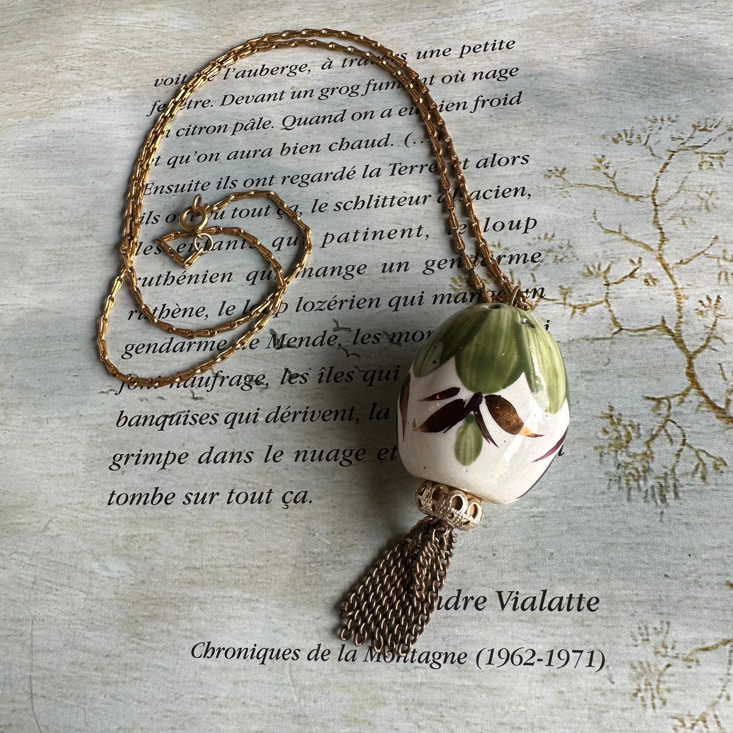 Vintage Pomander Kolye