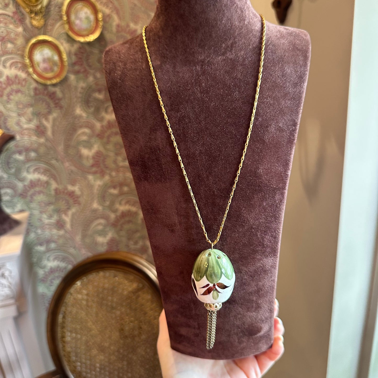 Vintage Pomander Kolye
