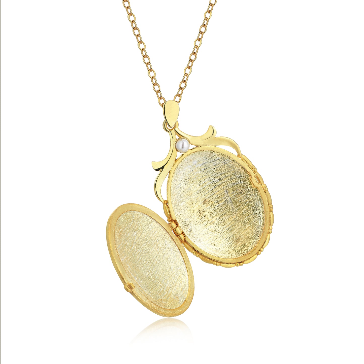 Kuş Locket Kolye - Artisan Koleksiyonu