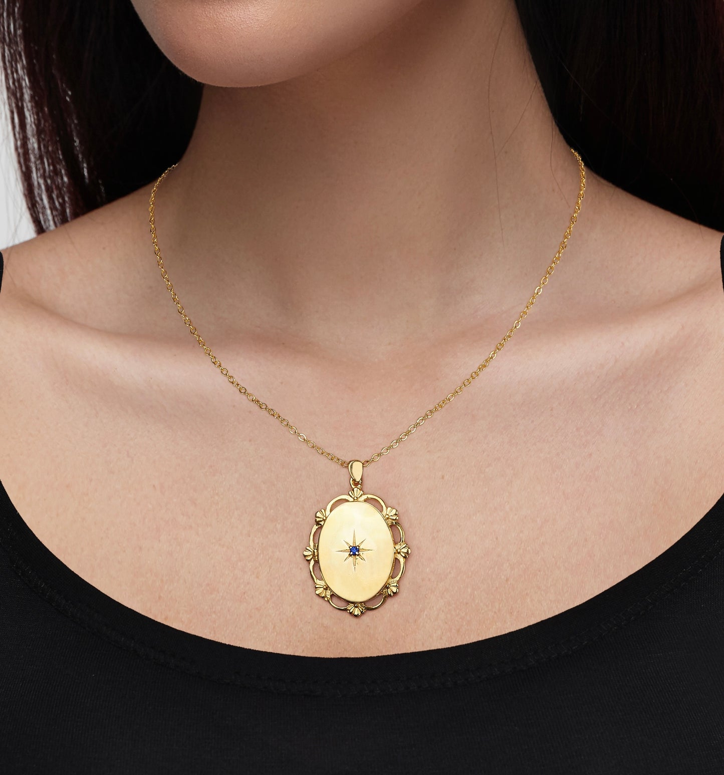Kutup Yıldızı Locket Kolye - Artisan Koleksiyonu