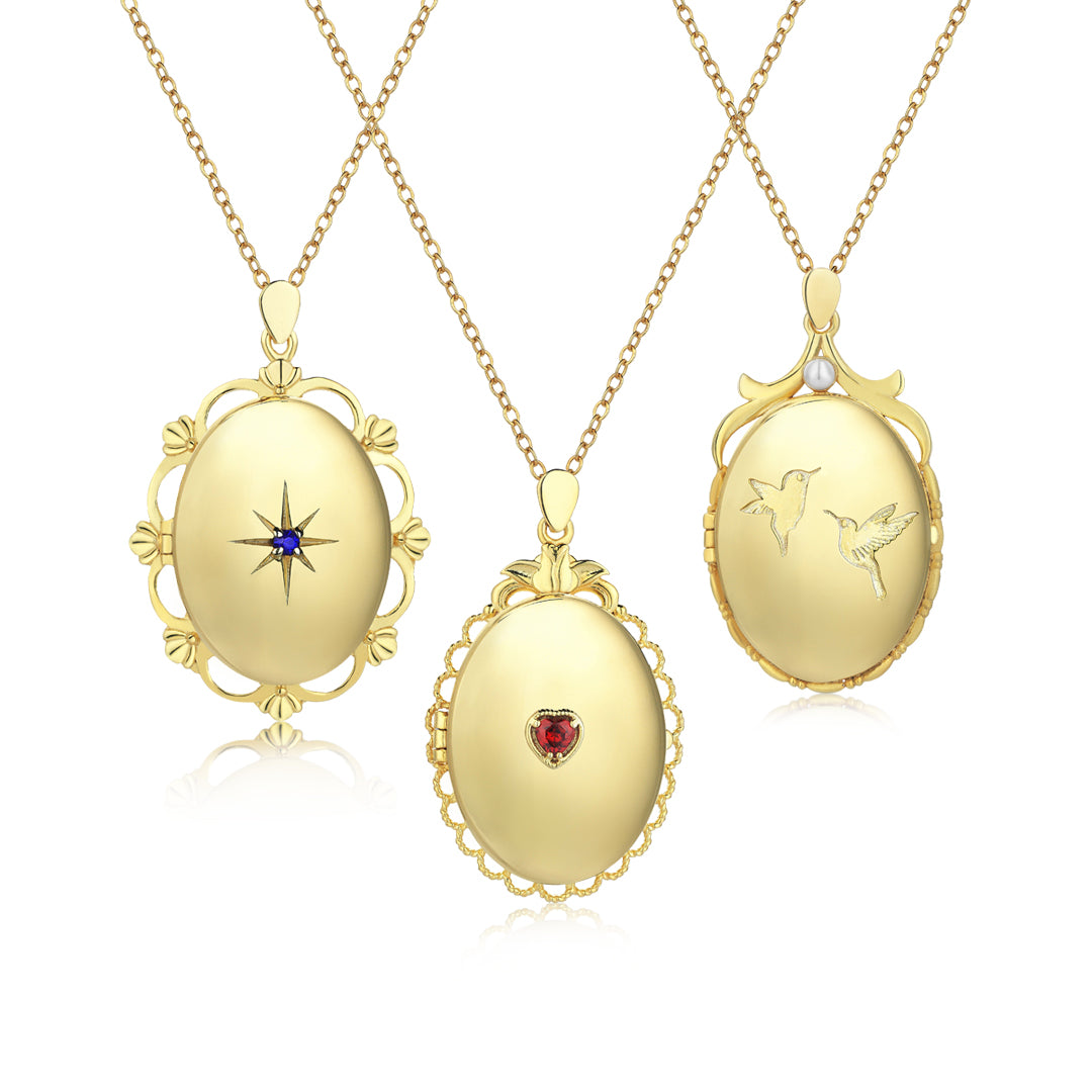 Kutup Yıldızı Locket Kolye - Artisan Koleksiyonu