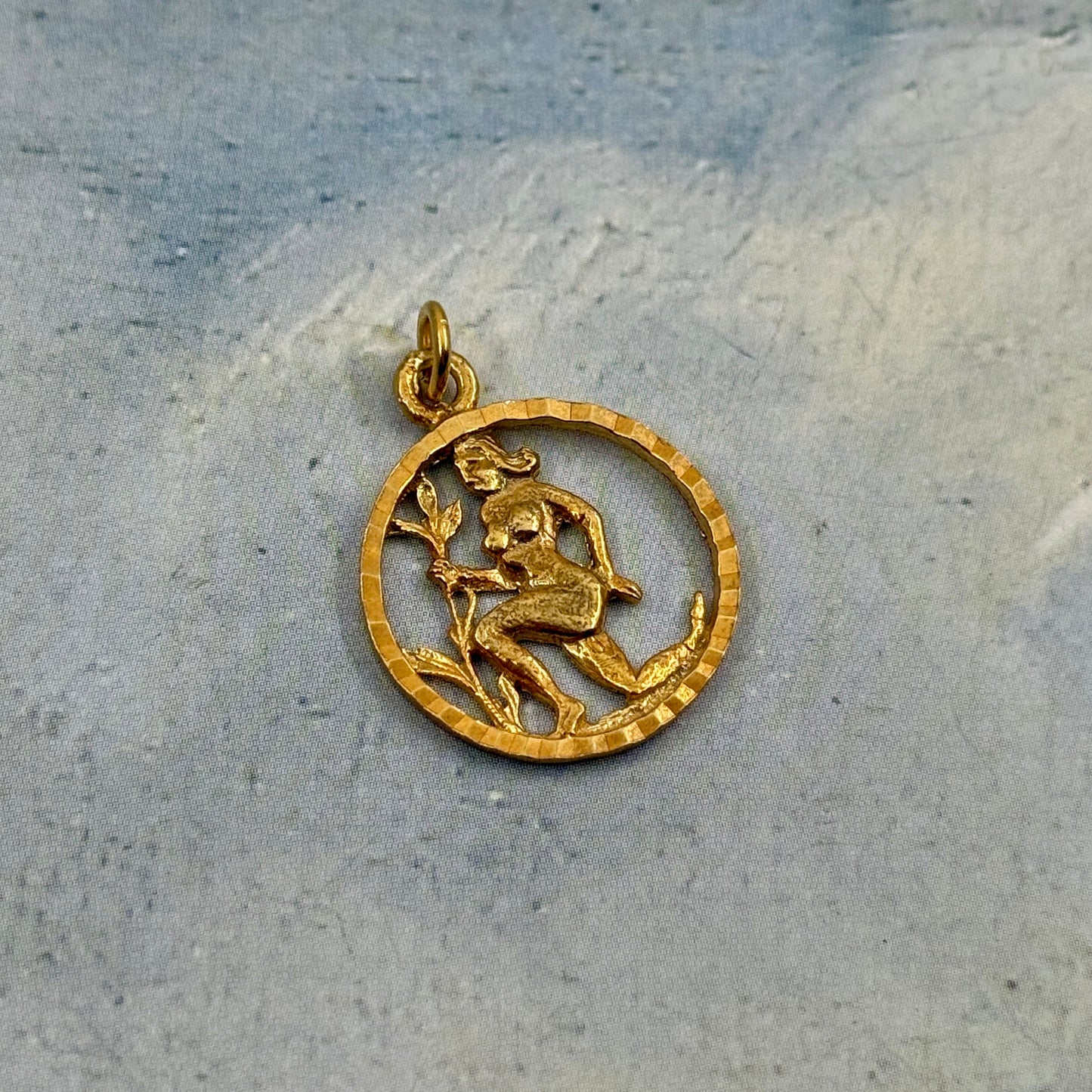 Vintage Başak Kolye Ucu / Charm
