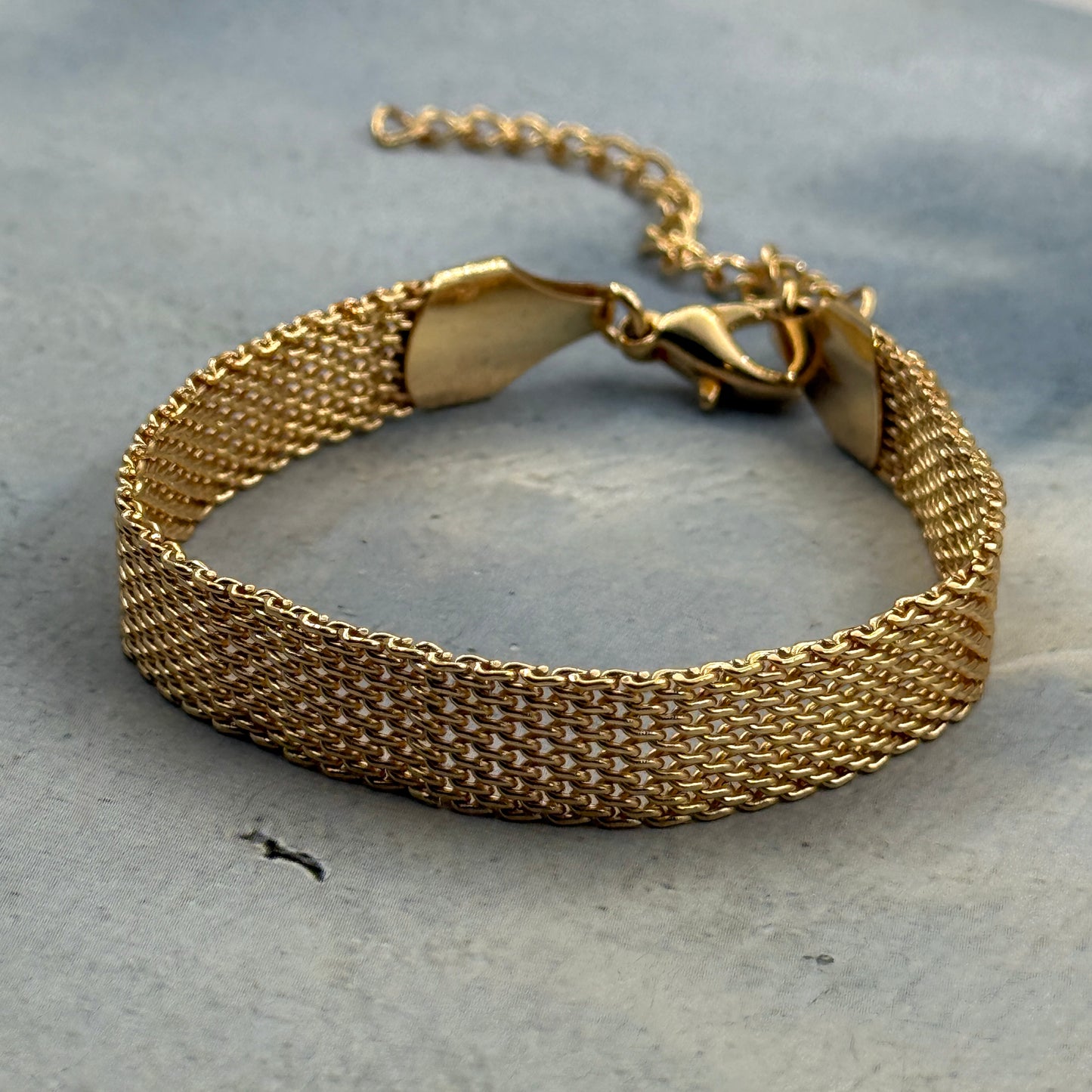 Vintage Mesh Zincir Bileklik