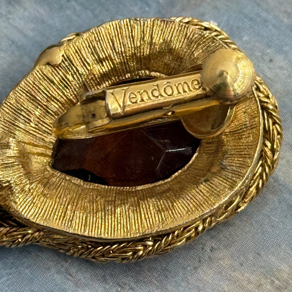 Vendome İmzalı Vintage Tassel Küpe