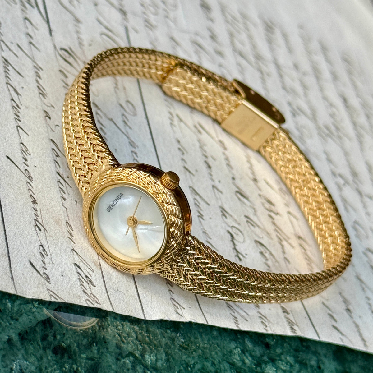 Sekonda Sedef Kadranlı Vintage Saat