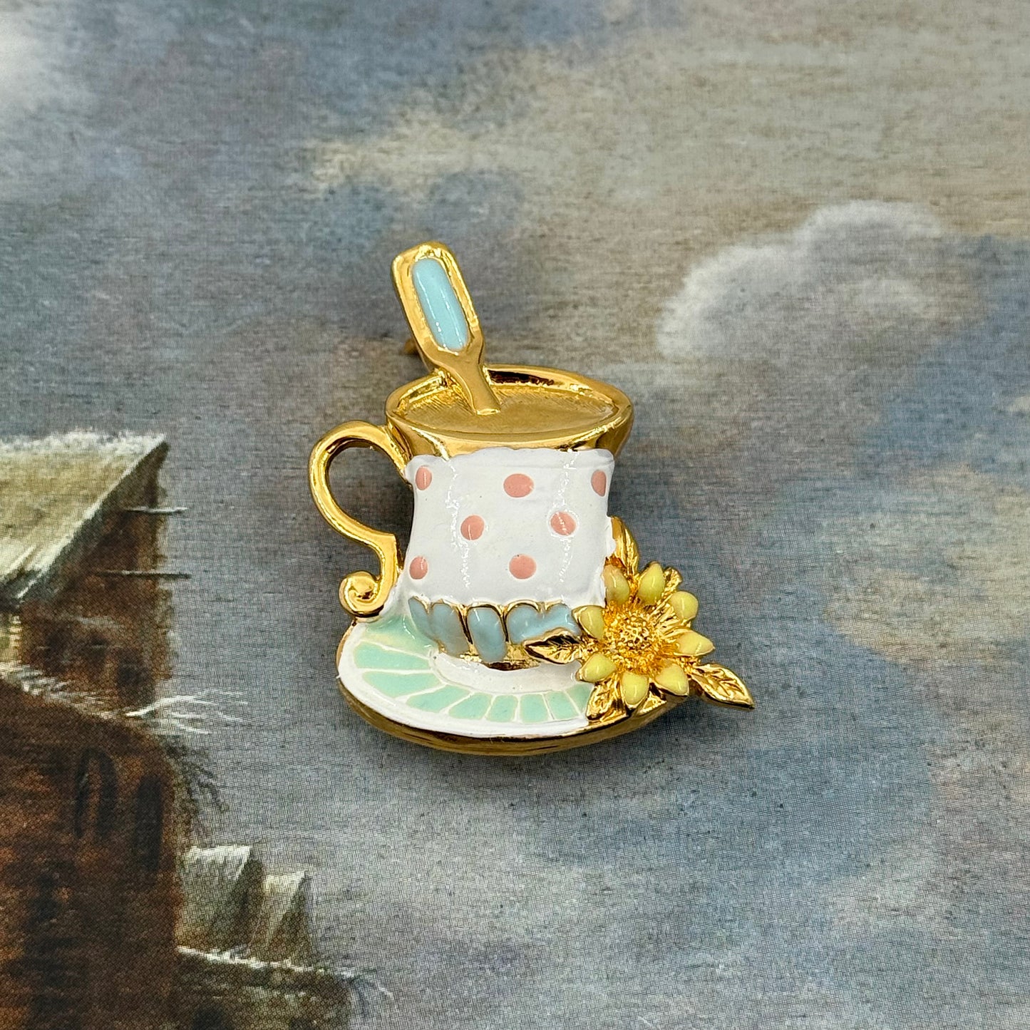 Danecraft İmzalı Set (Broş/Küpe)