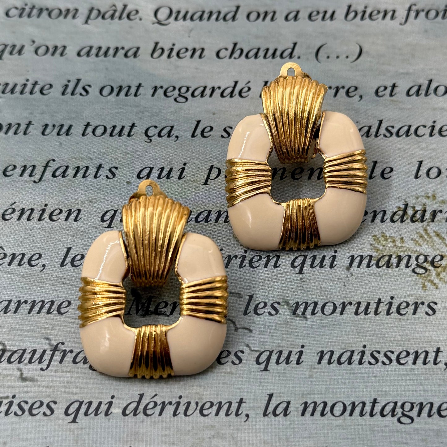 Vintage Mineli Küpe