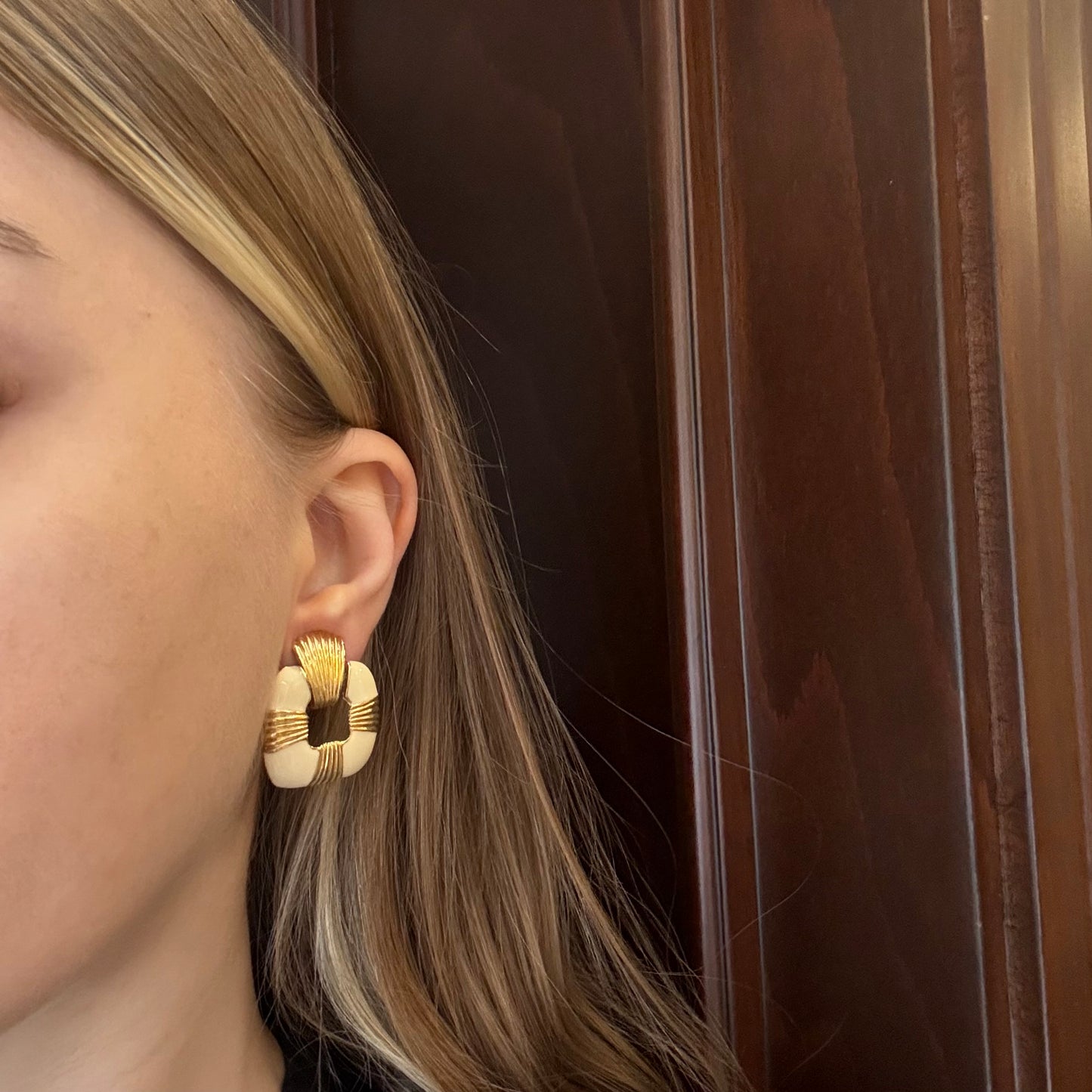 Vintage Mineli Küpe