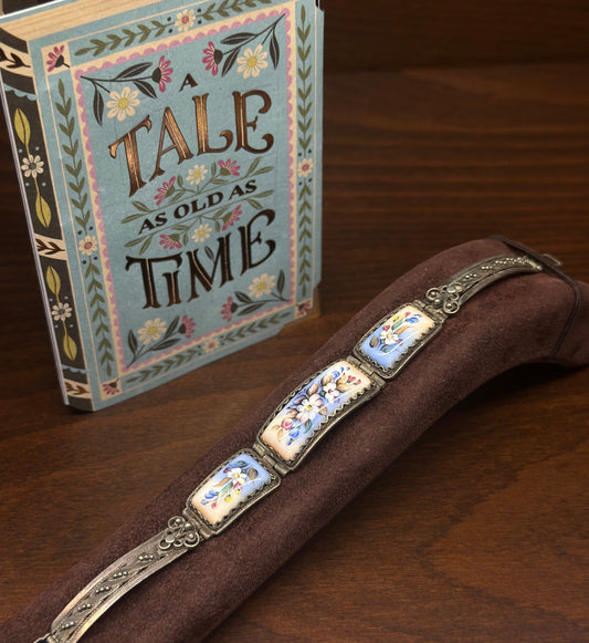 Vintage Porselen Rus Bileklik