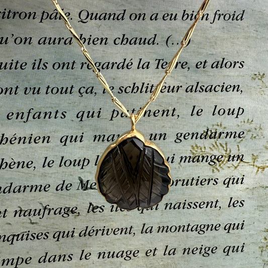 Smoky Quartz Doğal Taşlı Kolye