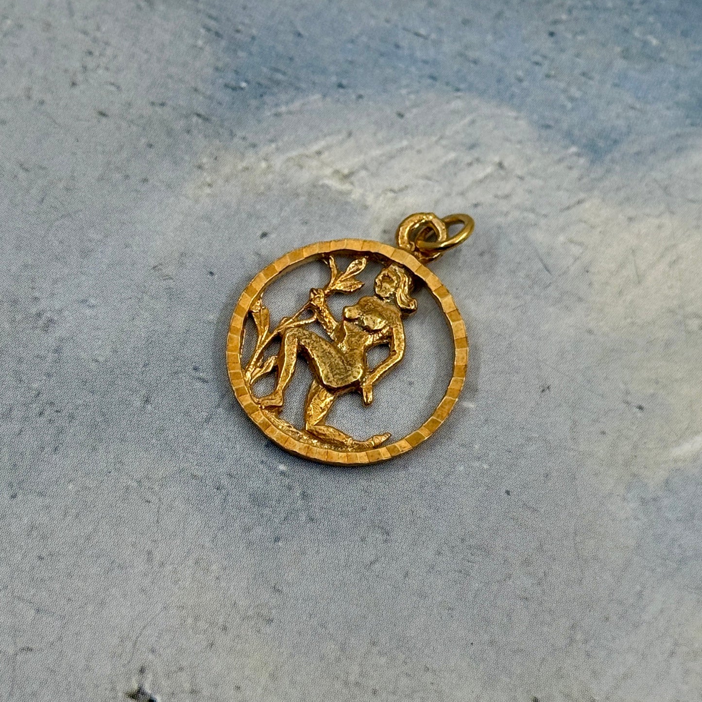 Vintage Başak Kolye Ucu / Charm