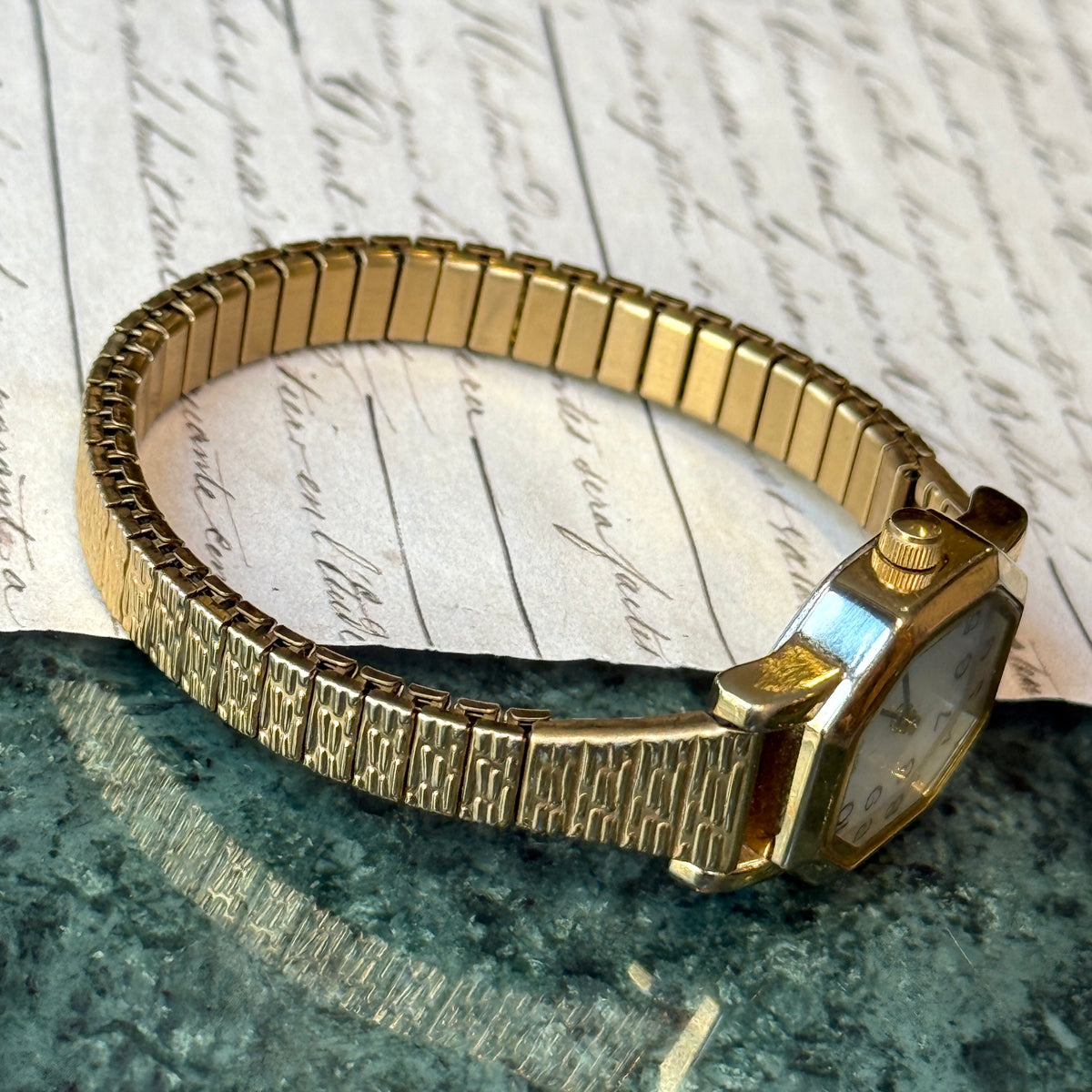 Sekonda Sekizgen Sedef Kadranlı Vintage Saat