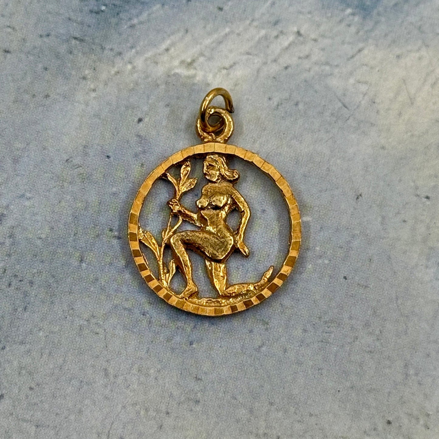 Vintage Başak Kolye Ucu / Charm