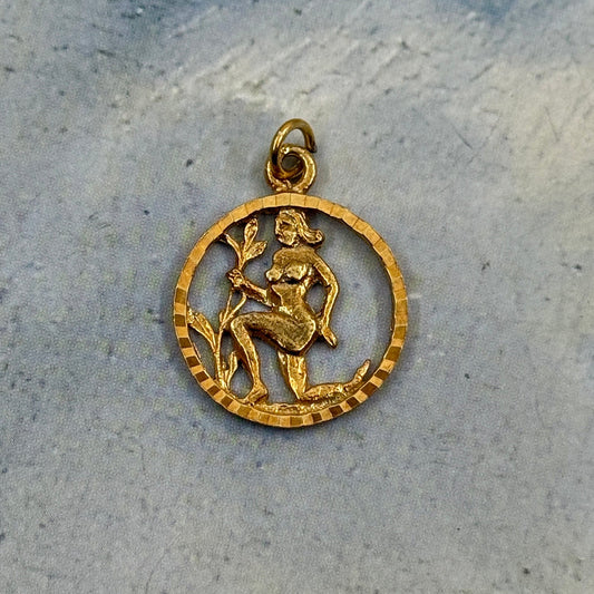 Vintage Başak Kolye Ucu / Charm