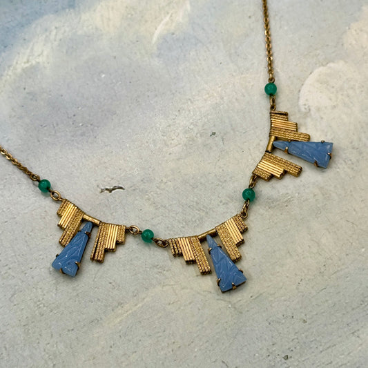 Vintage Art Deco Kolye