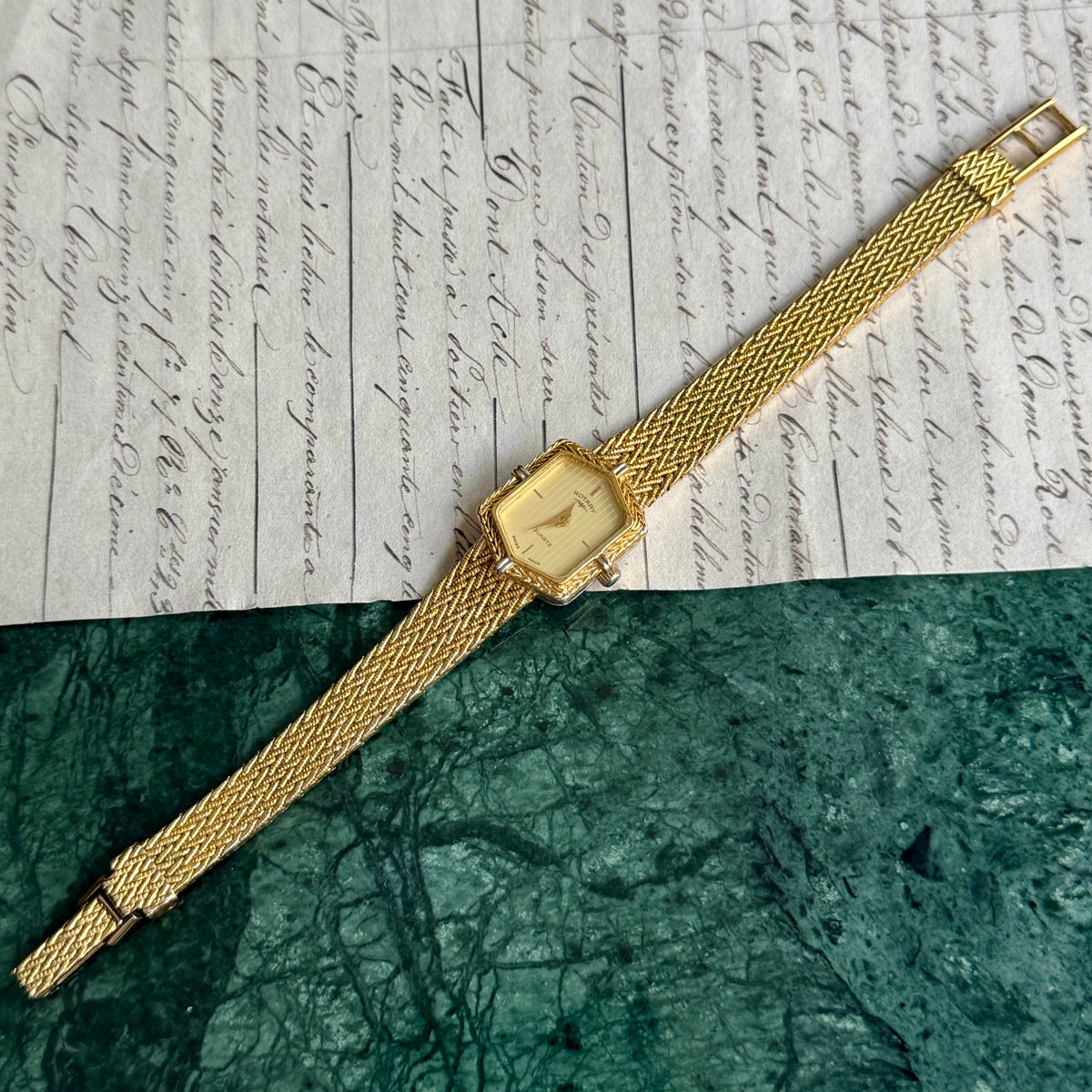 Rotary Altıgen Kadranlı Vintage Saat