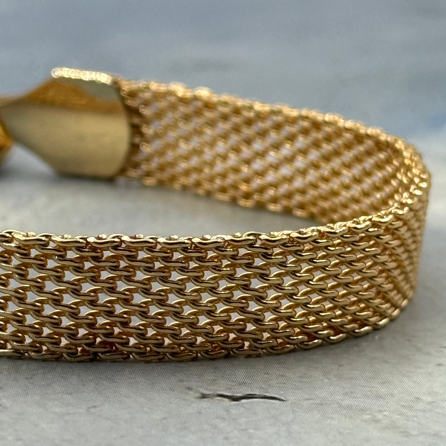 Vintage Mesh Zincir Bileklik