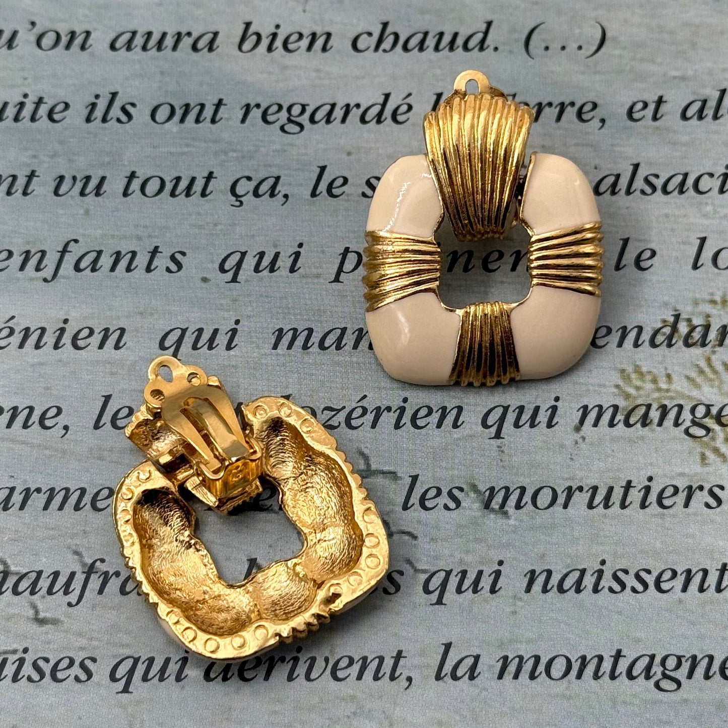 Vintage Mineli Küpe