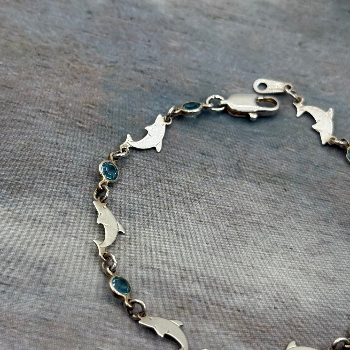 Vintage Yunus Figürlü Gümüş Bileklik