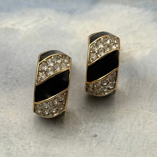 Nina Ricci İmzalı Vintage Küpe