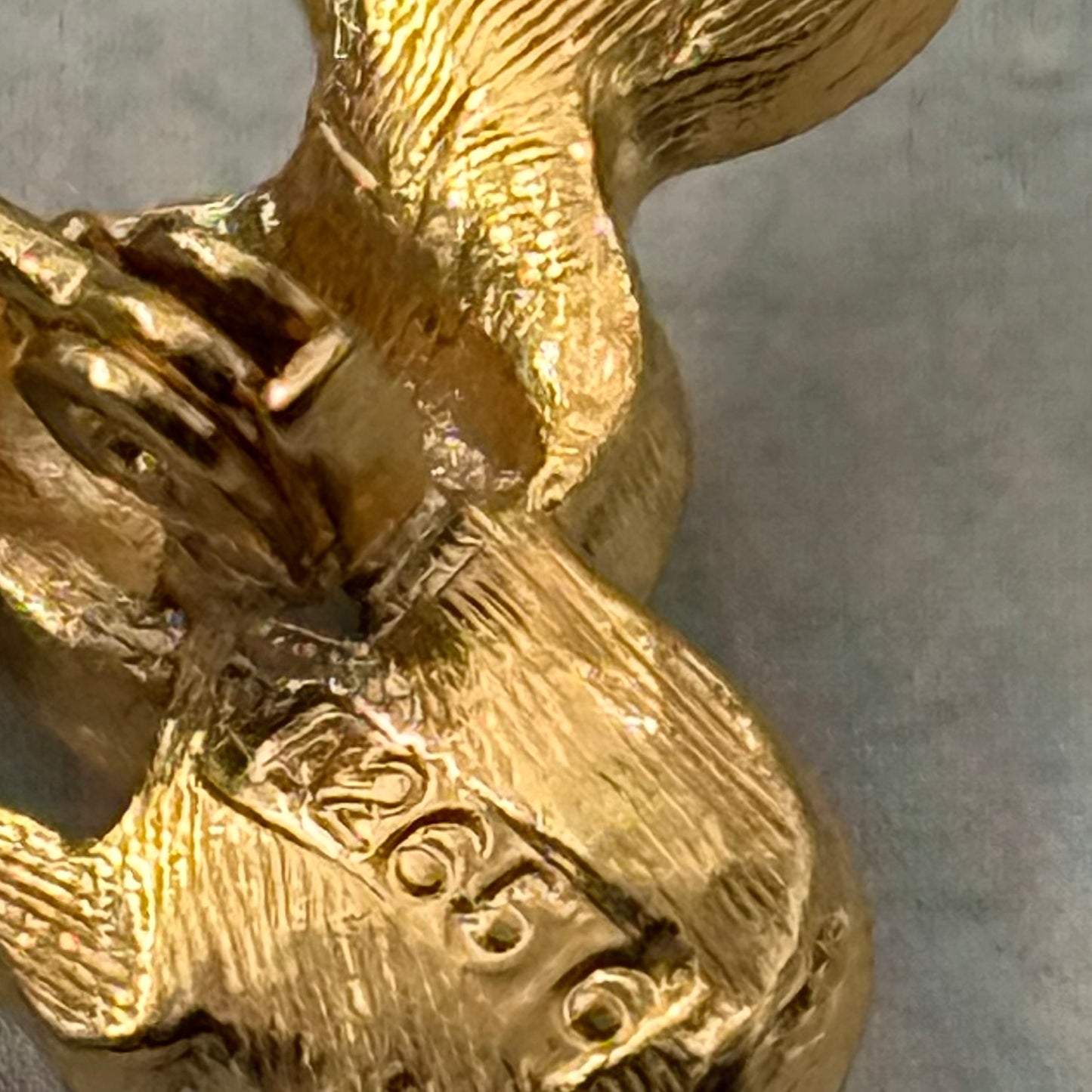 Sphinx İmzalı Vintage Fare Figürlü Broş