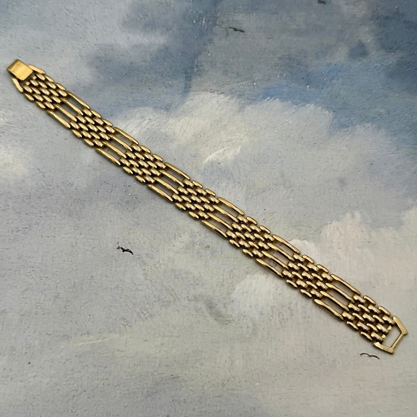 Vintage Flat Zincir Bileklik