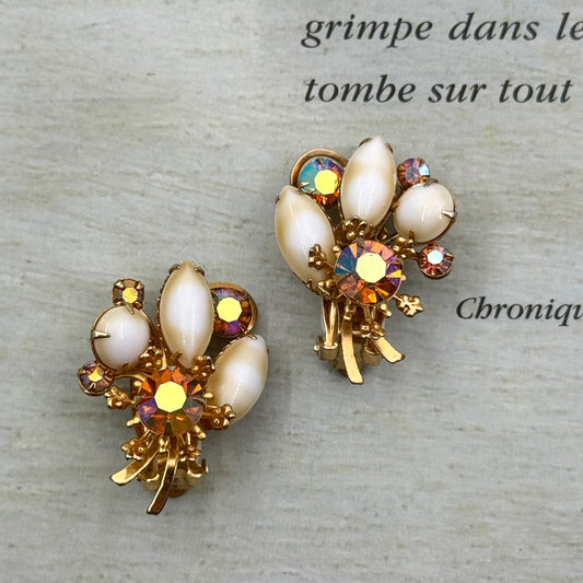 Beau Jewels İmzalı Vintage Küpe
