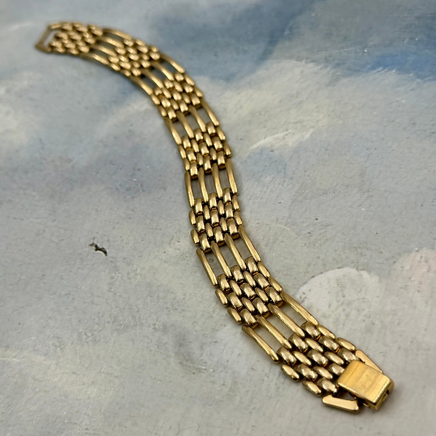 Vintage Flat Zincir Bileklik