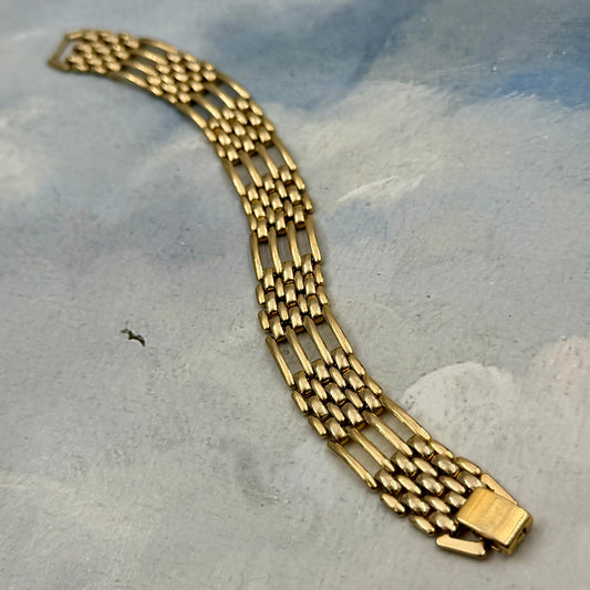 Vintage Flat Zincir Bileklik