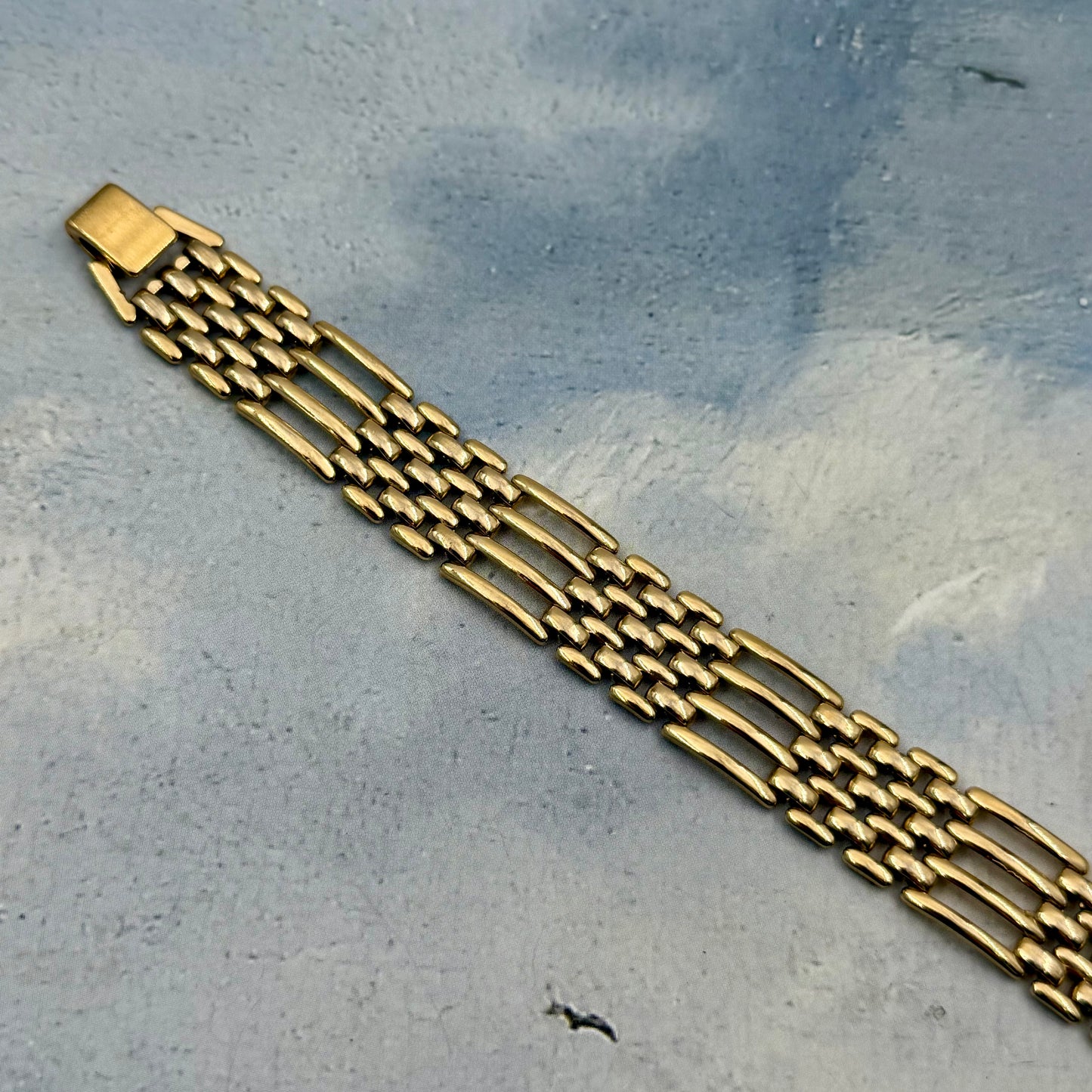 Vintage Flat Zincir Bileklik