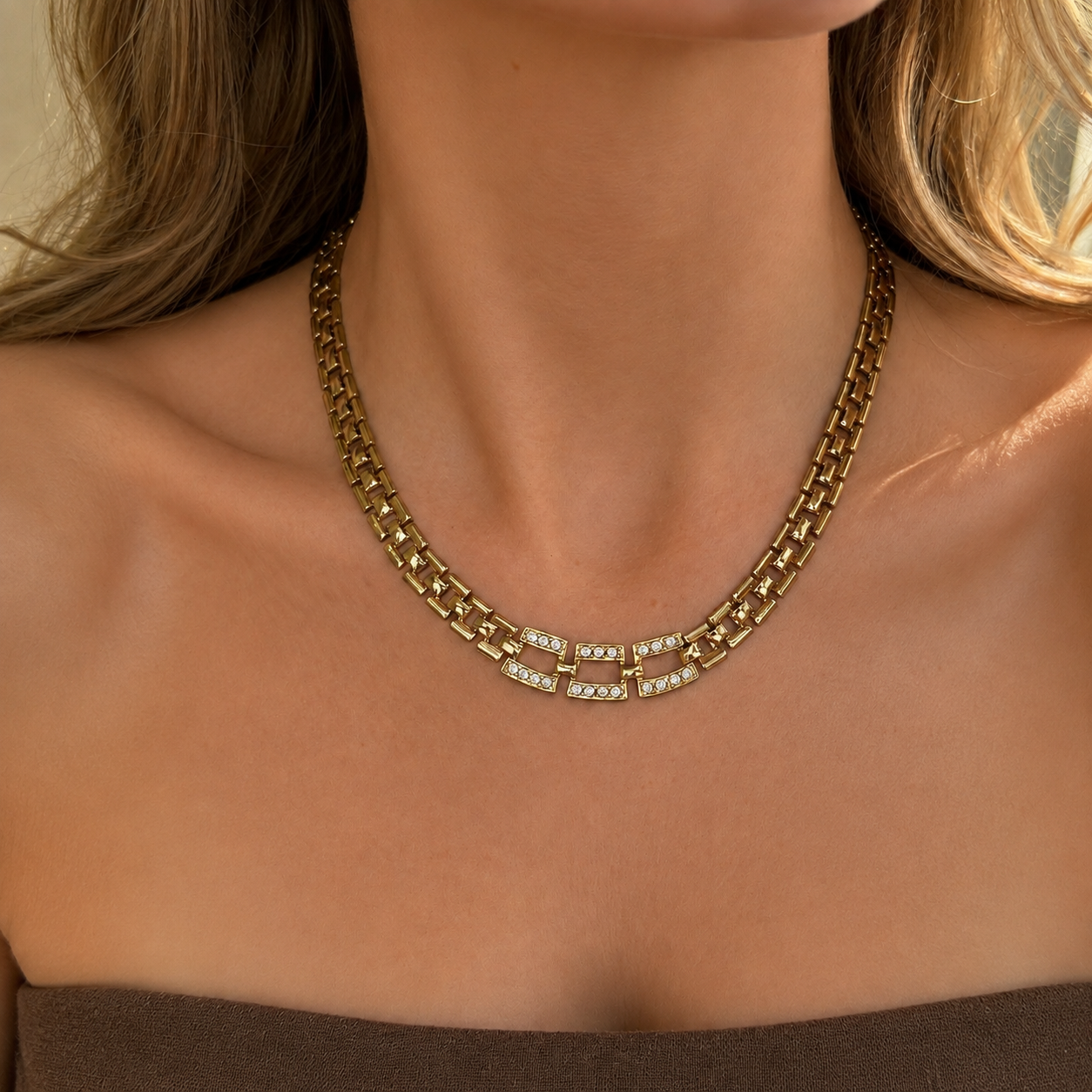 Vintage Panther Chain Kolye