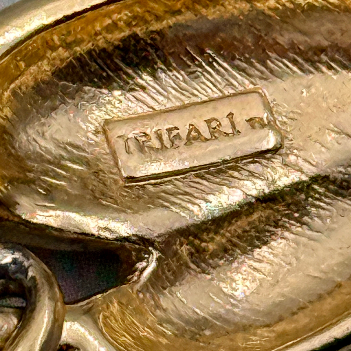 Trifari İmzalı Vintage Mineli Bileklik