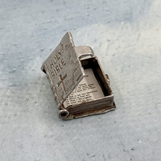 Vintage Holy Bible Kolye Ucu / Charm
