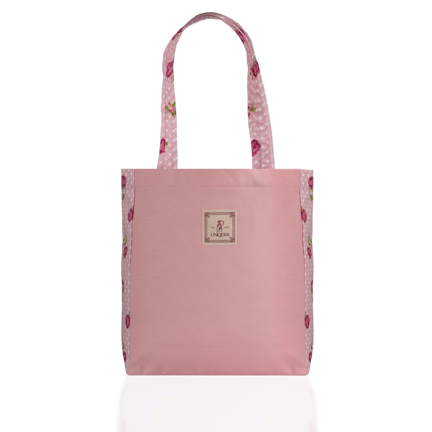 Pembe Çiçekli Çanta - Tote Bag Koleksiyonu