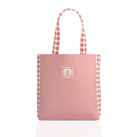 Gül Kurusu Pötikareli Çanta - Tote Bag Koleksiyonu