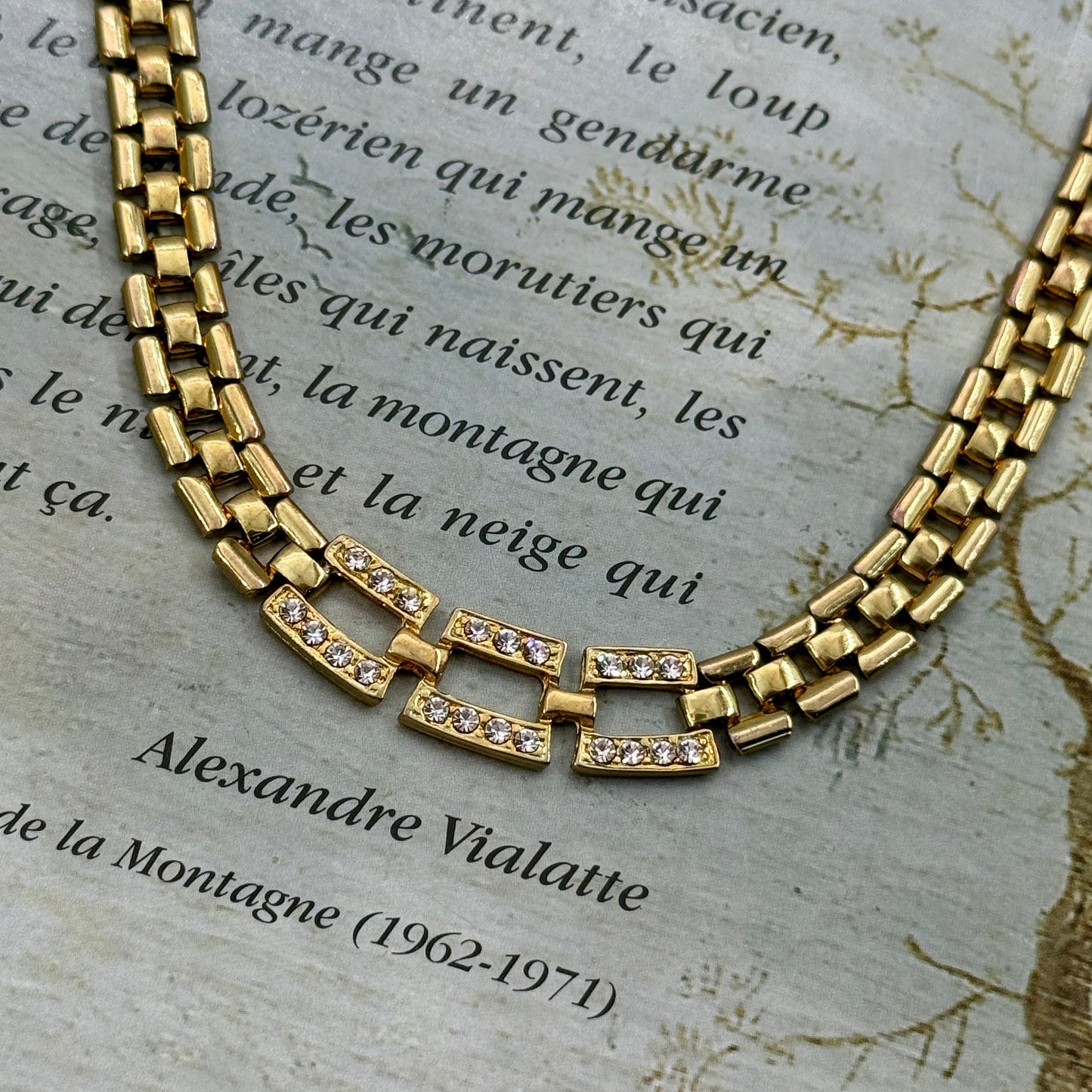 Vintage Panther Chain Kolye