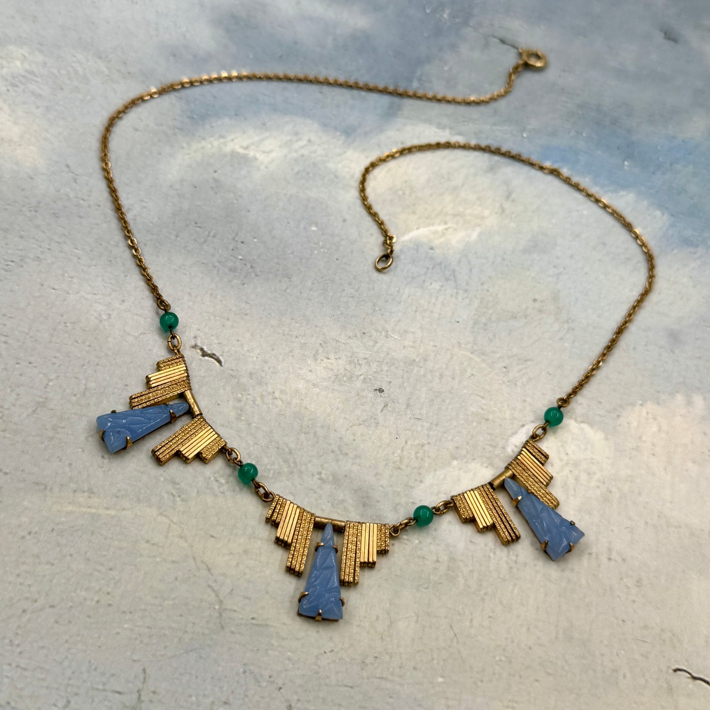 Vintage Art Deco Kolye
