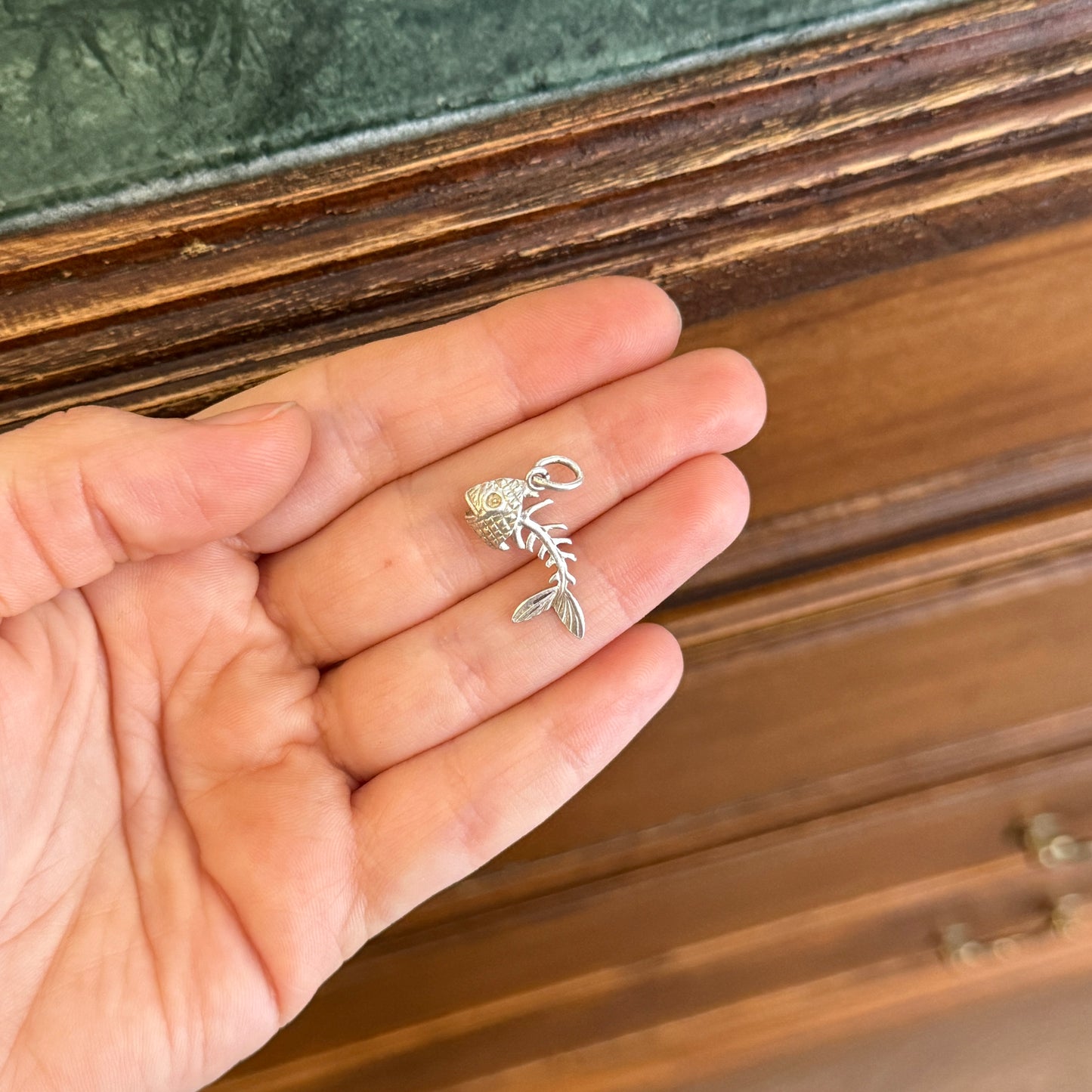 Vintage Fish Kolye Ucu / Charm