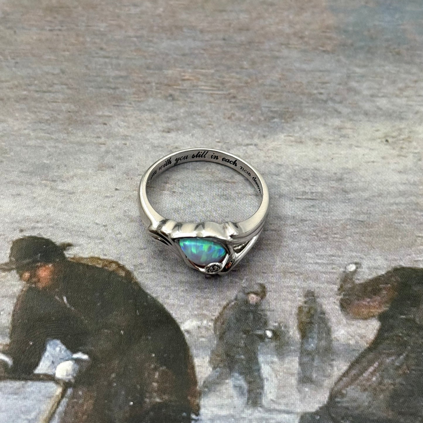 Bradford İmzalı Vintage Gümüş Yüzük