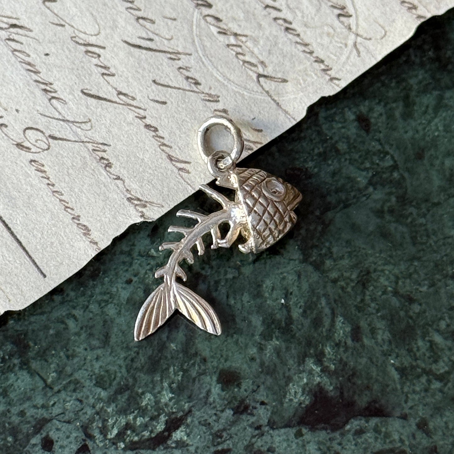 Vintage Fish Kolye Ucu / Charm