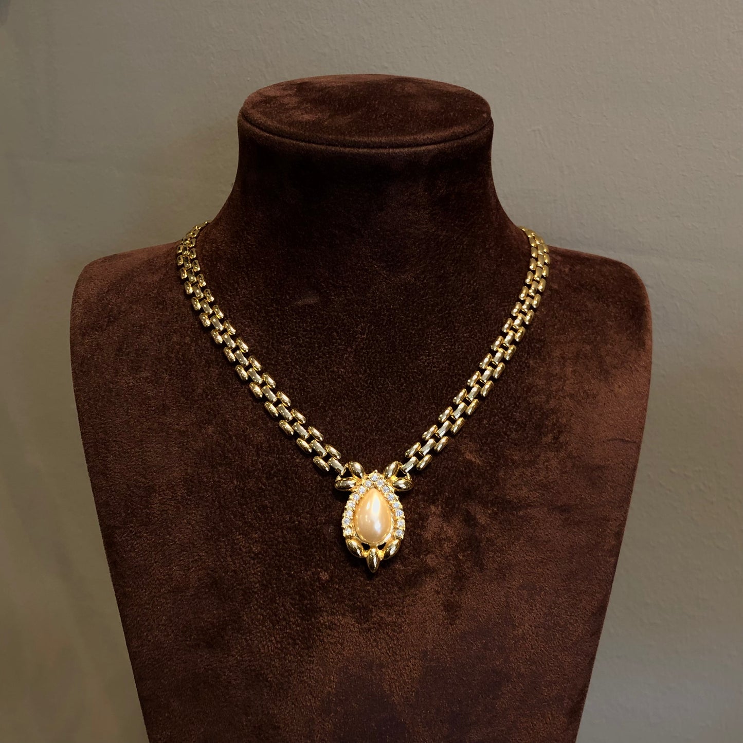 Vintage Byzantine İnci Kolye