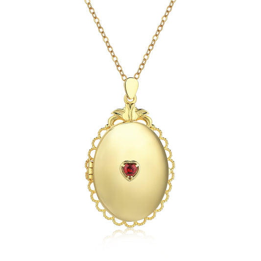 Kalp Locket Kolye - Artisan Koleksiyonu